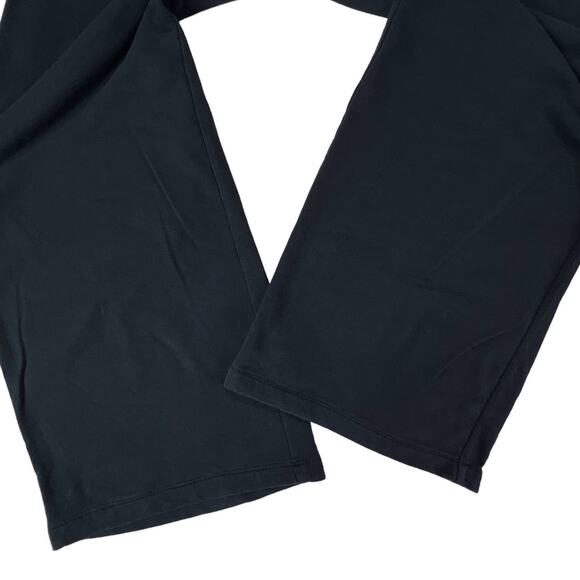 Sag Harbor Ladies Stretch High Waisted Relaxed Fit Wide Leg Pants Large Black - Picture 7 of 12